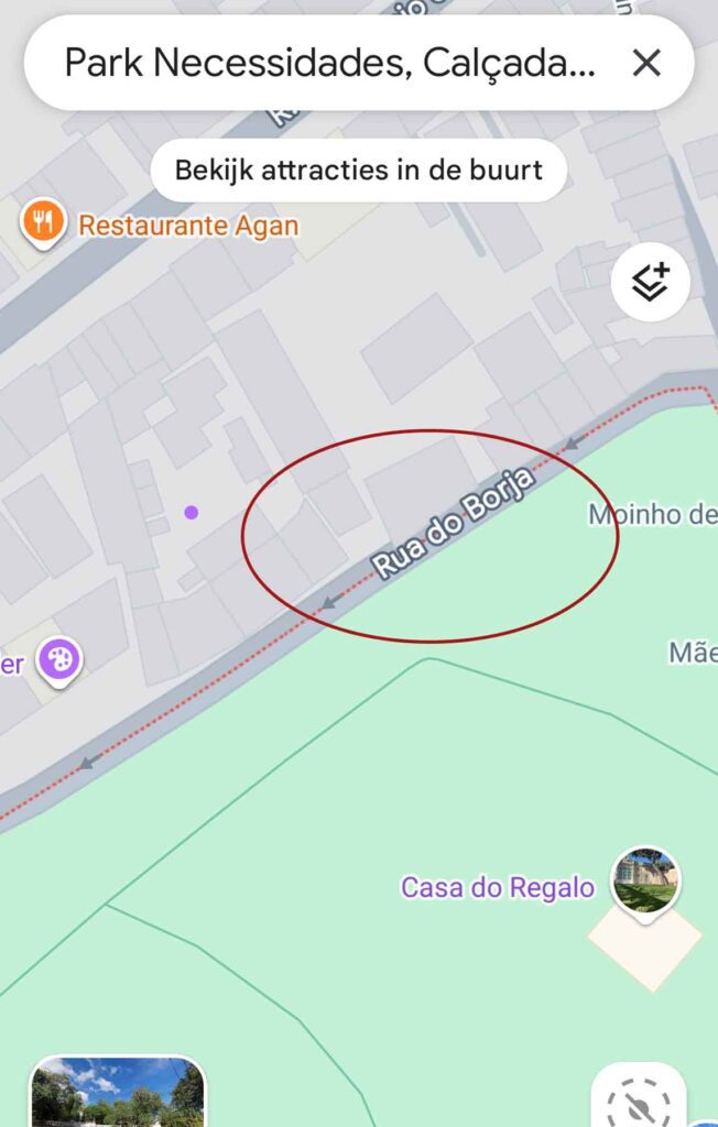 entrance north tapada das necessidades