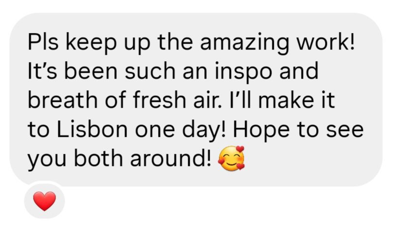 what our listeners say | from lisbon with love podcast | stories from women in Lisbon